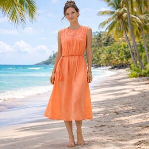 NWT: Ex Voto Amy Dress in Coral Rose Size Small